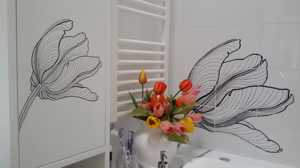 Decorazione moderna fiori