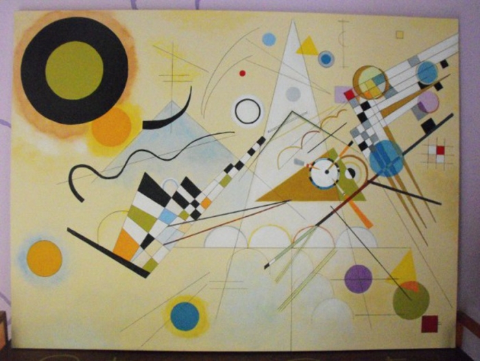 Riproduzione quadro stile Kandinsky